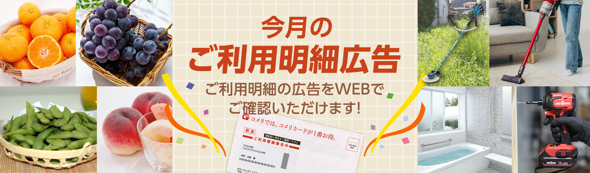 WEB版ご利用明細商品